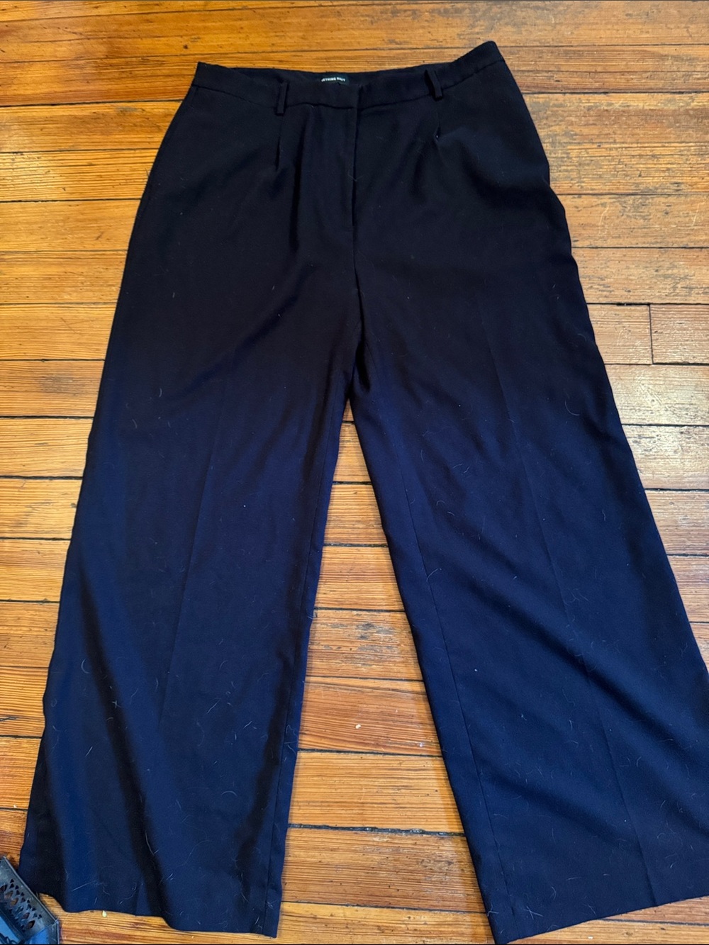 Something Navy Dark Brown Wide-Leg Trousers